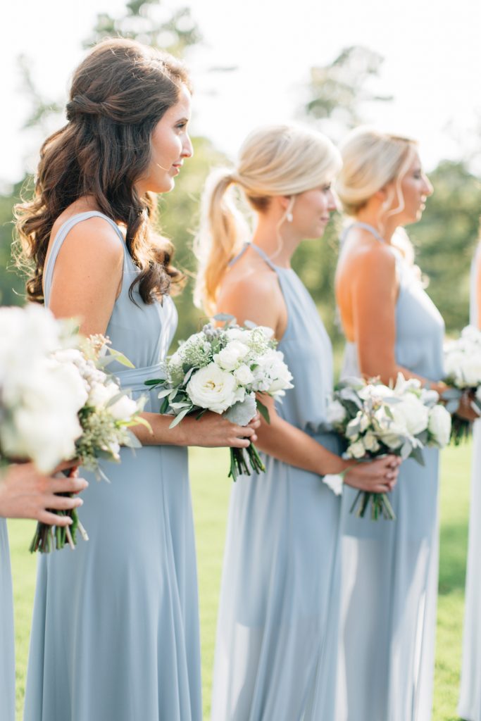 Order of Bridal Party at the Wedding Ceremony — Burlap & Bordeaux