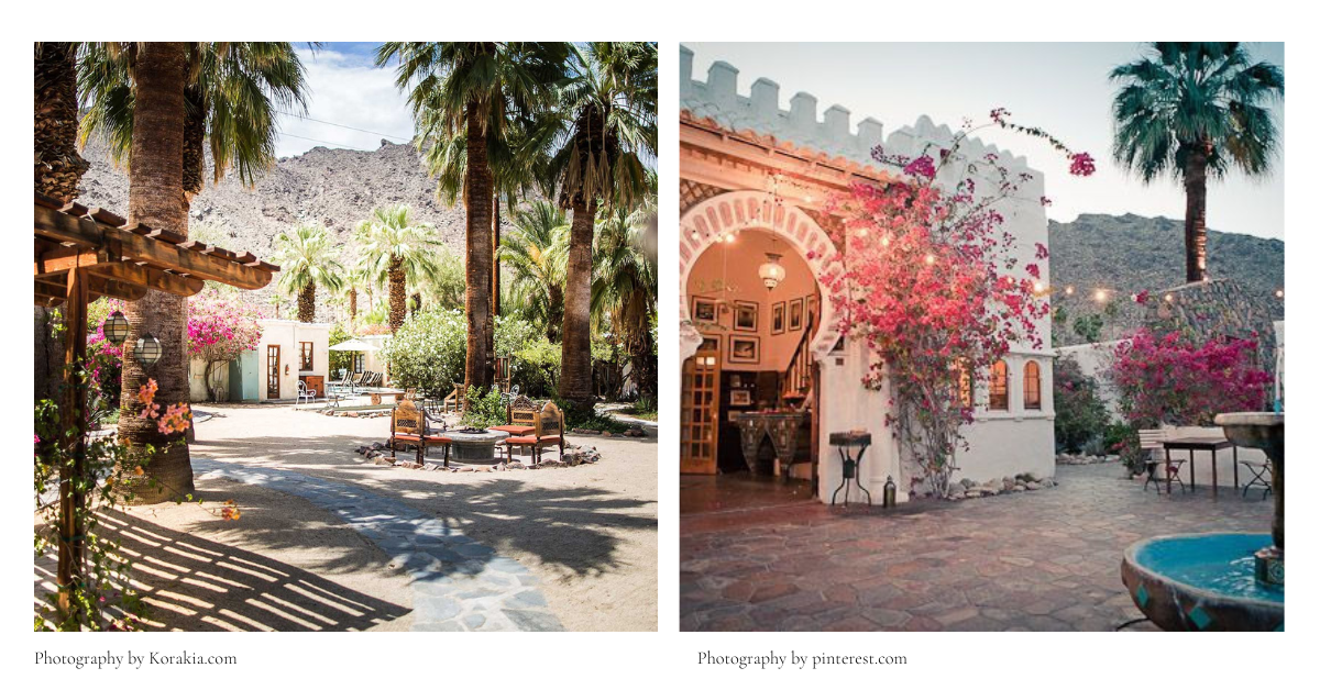 Korakia Pensione, a romantic Mediterranean-style wedding venue in Palm Springs